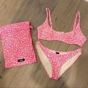 Triangl - Mica - Hot Pink Leopard